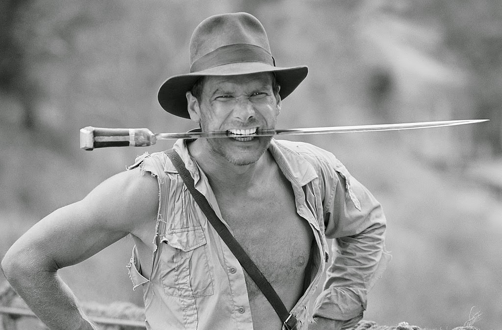 Harrison Ford On The Set Of &Amp;Quot;Indiana Jones And The Temple Of Doom&Amp;Quot;, 1984.