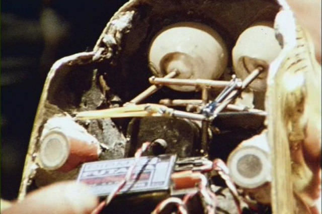 A Look Inside The Fertility Idol, Which Actually Had Robotic Eyes And Was Supposed To &Amp;Quot;Look&Amp;Quot; At Indiana Jones