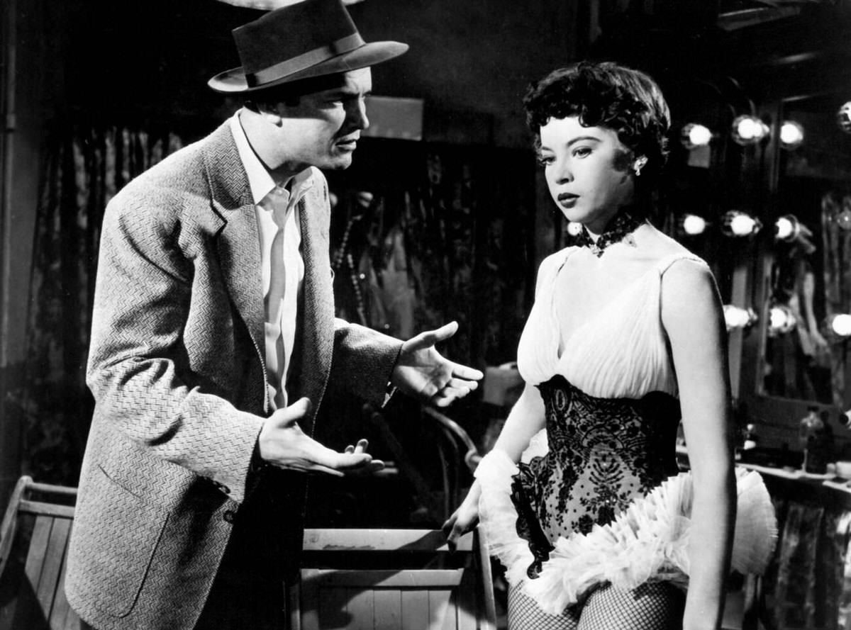 Ralph Meeker And Leslie Caron In &Amp;Quot;Glory Alley&Amp;Quot;, 1952.