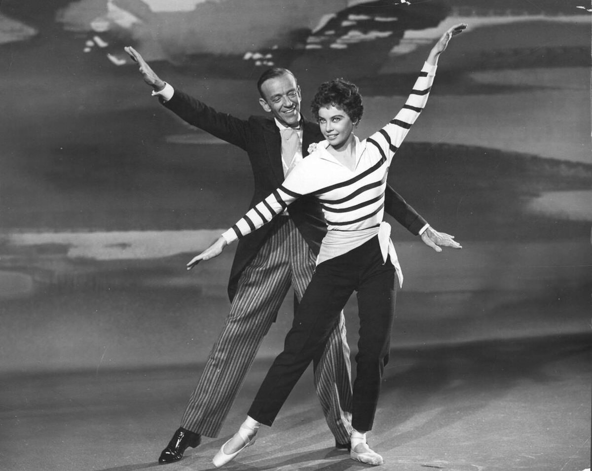 Fred Astaire And Leslie Caron In &Amp;Quot;Daddy Long Legs&Amp;Quot;, 1955.