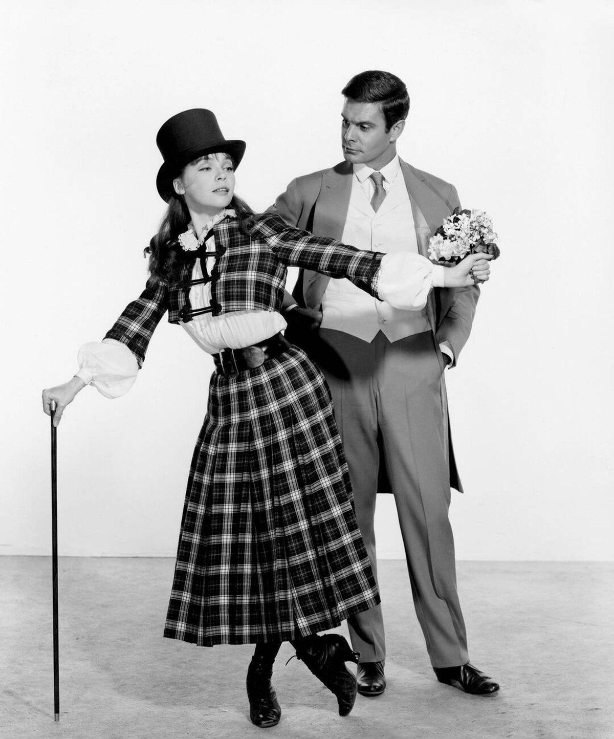 Louis Jourdan And Leslie Caron In &Amp;Quot;Ann&Amp;Quot;, 1958.