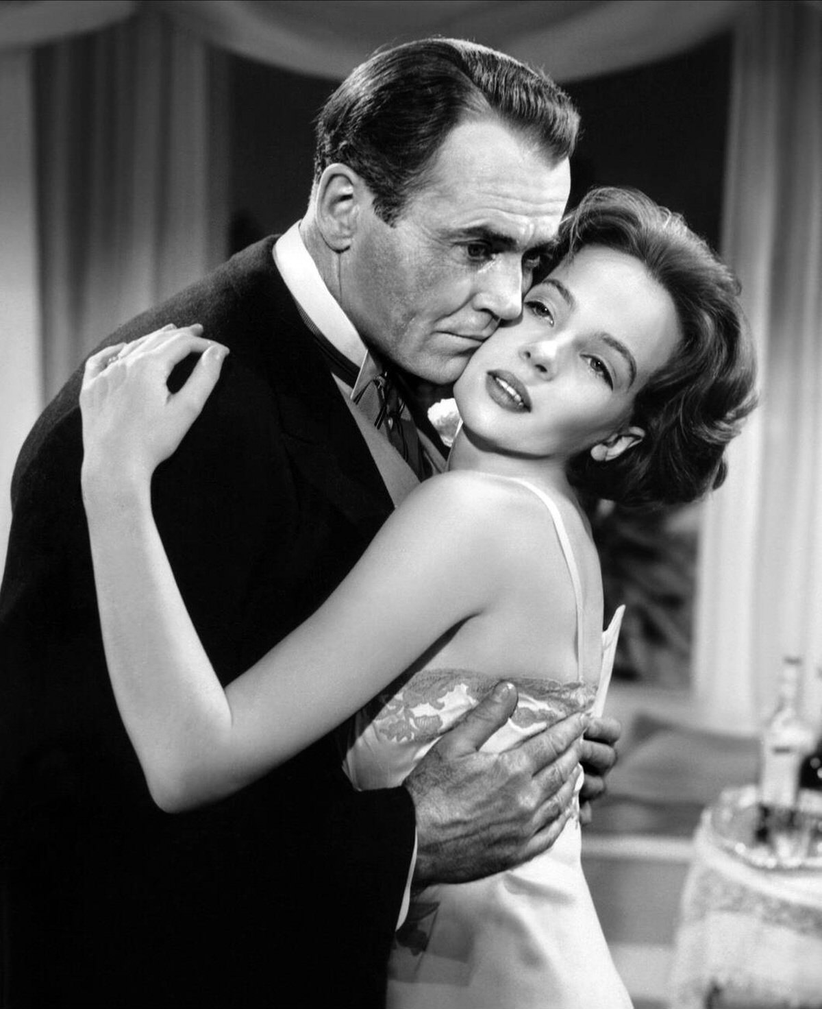 Henry Fonda And Leslie Caron As Willie Bauche And Ann Garantier In &Amp;Quot;The Man Who Understood Women&Amp;Quot;, 1959.