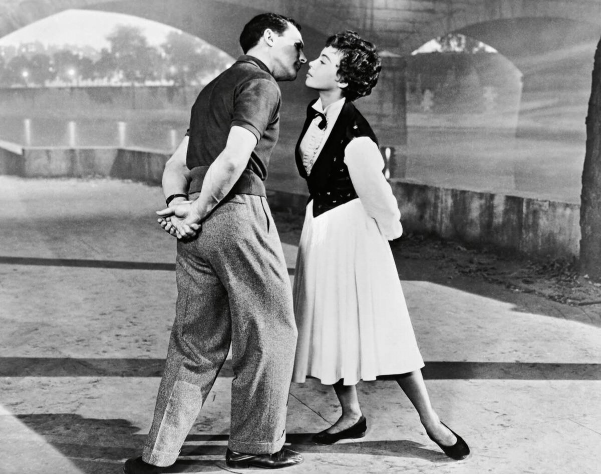 Gene Kelly And Leslie Caron In &Amp;Quot;An American In Paris&Amp;Quot;, 1951.