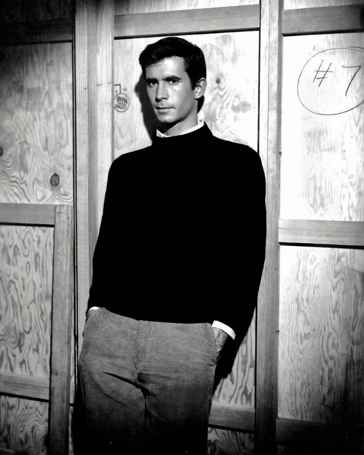Publicity Photo Of Anthony Perkins From Psycho, 1960.