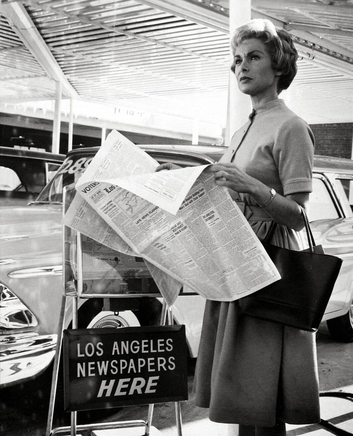 Janet Leigh In Psycho, 1960.