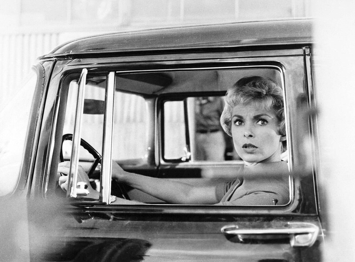 Janet Leigh In Psycho, 1960.