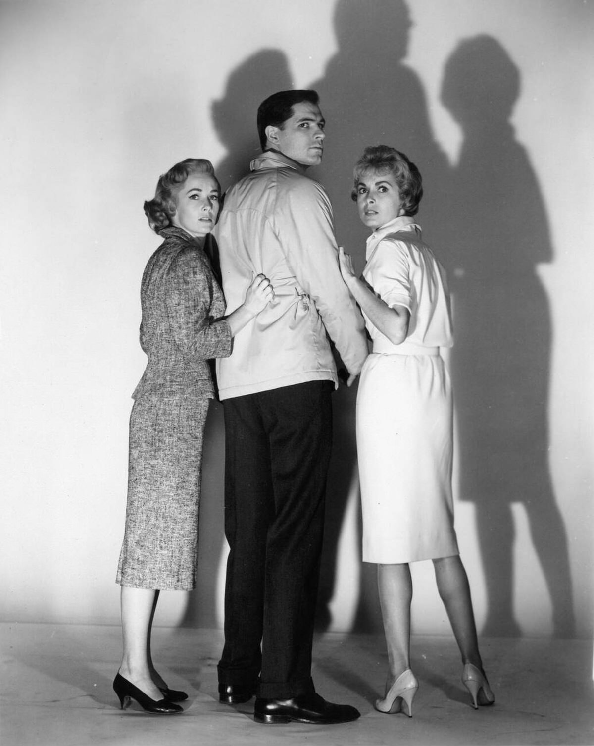 Janet Leigh, John Gavin, And Vera Miles In Psycho, 1960.