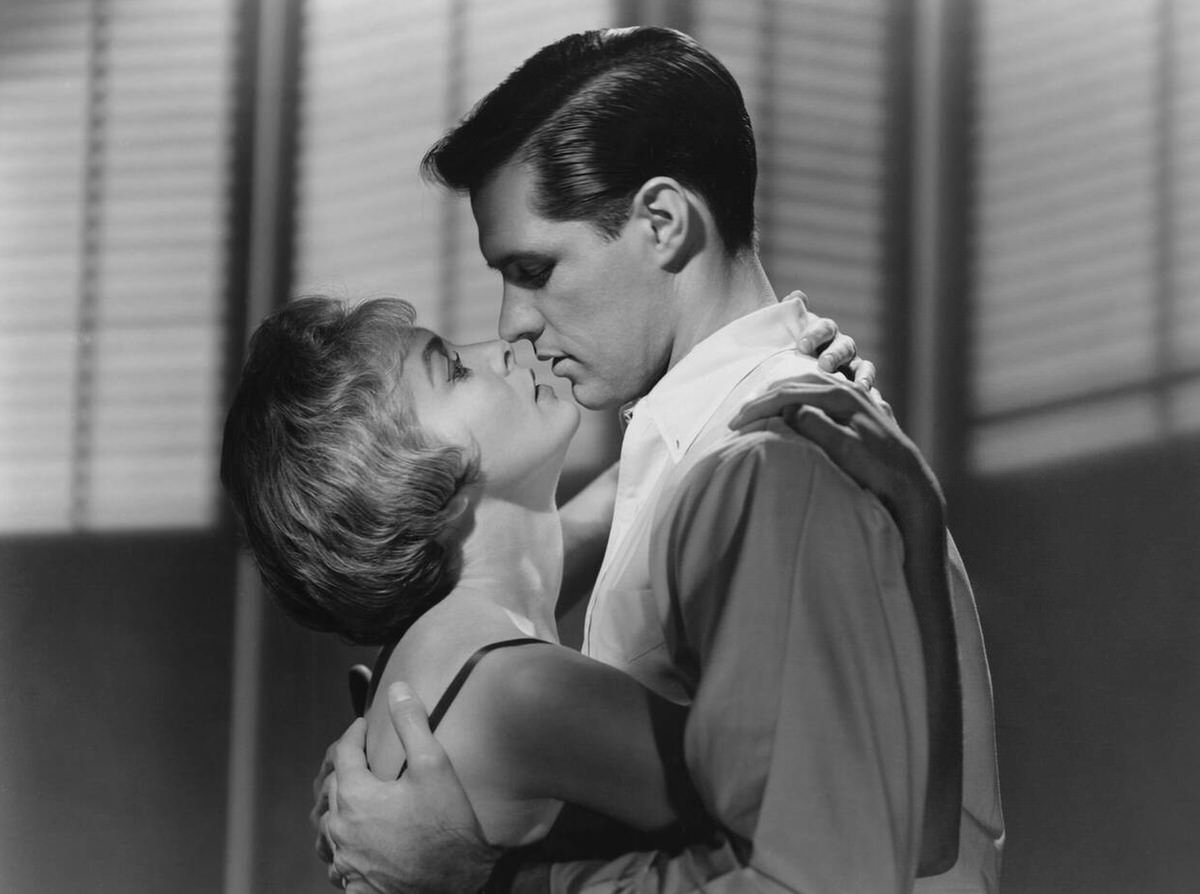 Janet Leigh And John Gavin On The Set Of Psycho, 1960.