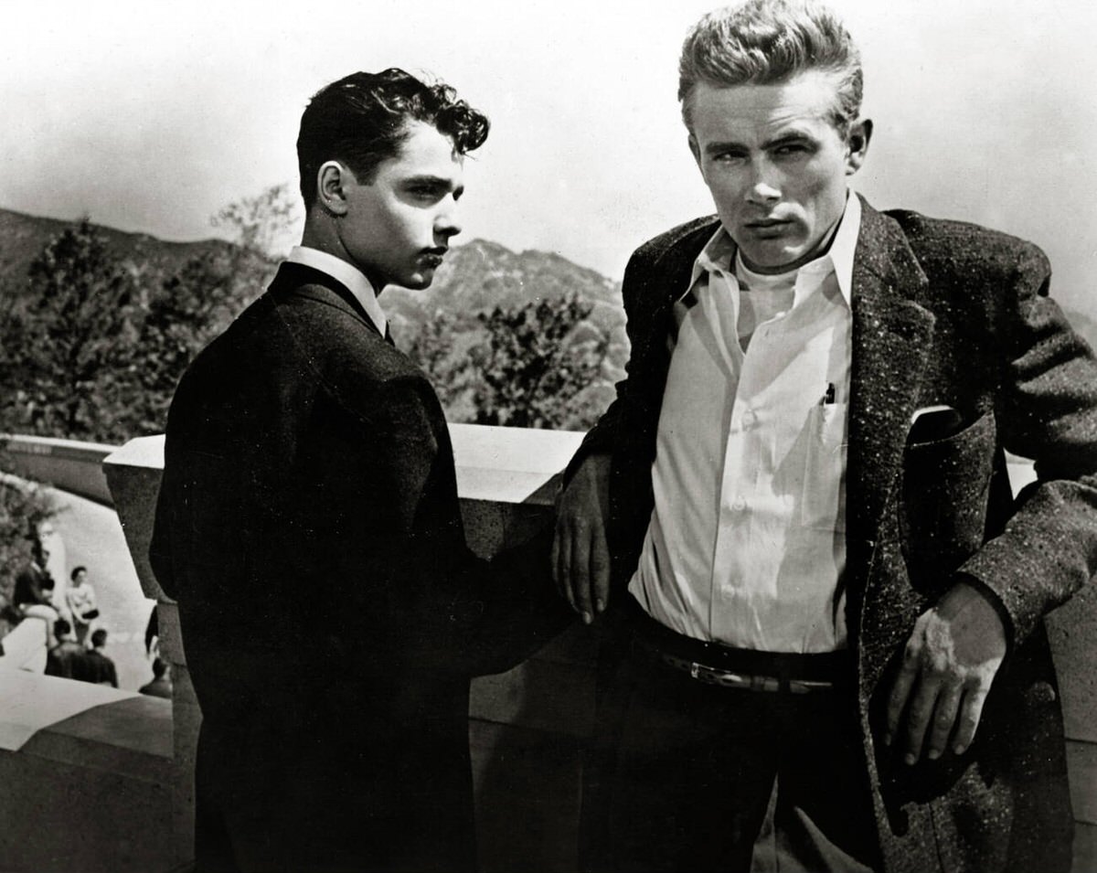Sal Mineo And James Dean In &Amp;Quot;Rebel Without A Cause&Amp;Quot;, 1955.