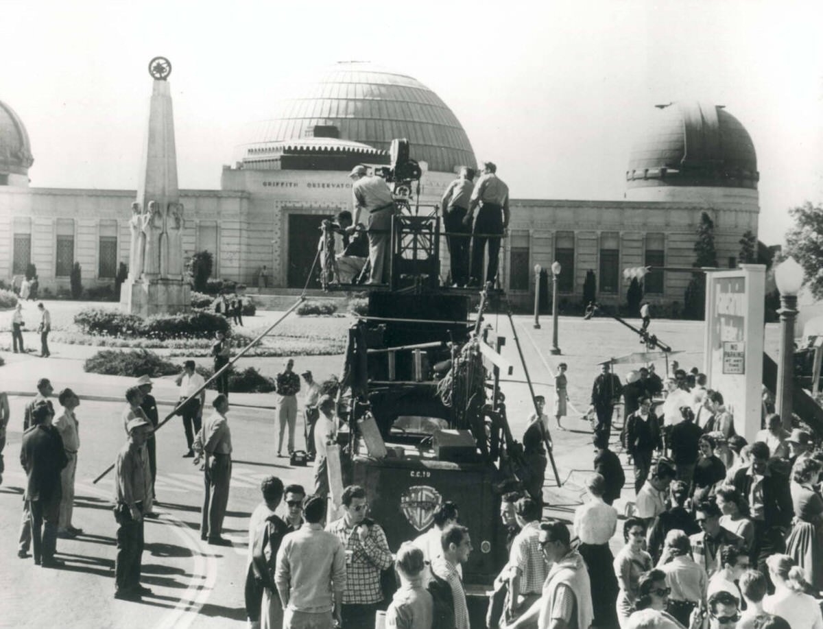 On The Set Of &Amp;Quot;Rebel Without A Cause&Amp;Quot;, 1955.