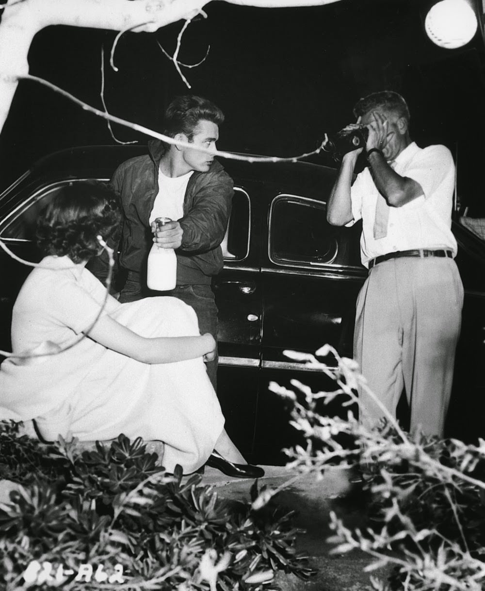 Nicholas Ray Directing James Dean And Natalie Wood On The Set Of &Amp;Quot;Rebel Without A Cause&Amp;Quot;, 1955.