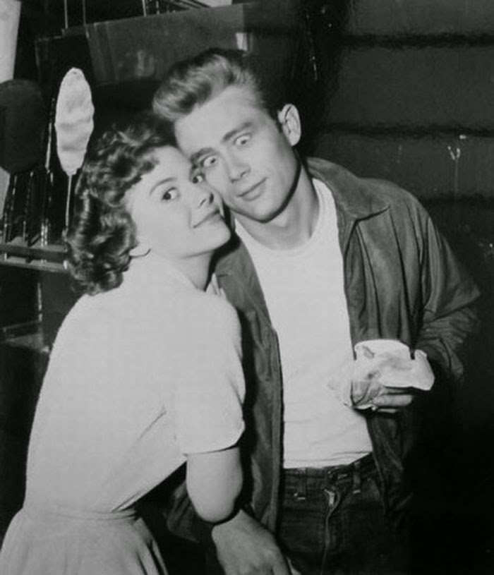 Natalie Wood And James Dean During The Filming Of &Amp;Quot;Rebel Without A Cause&Amp;Quot;, 1955.
