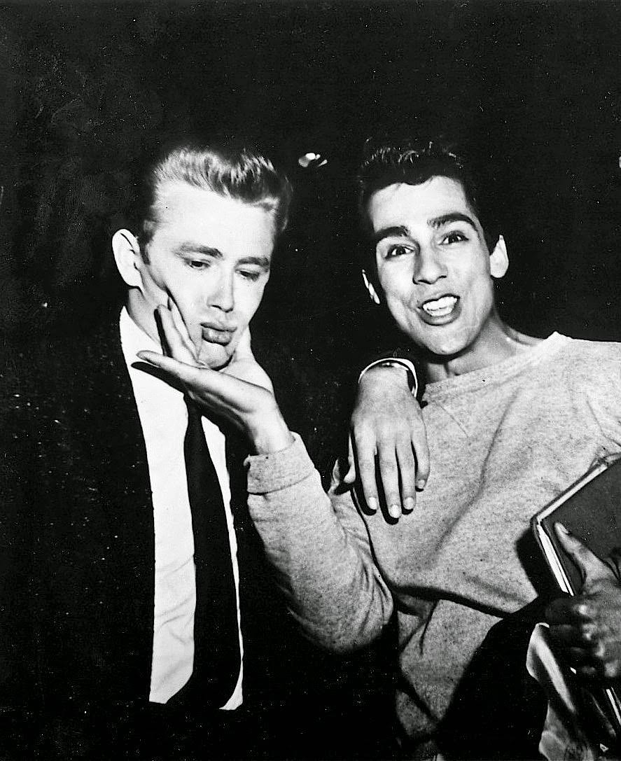 James Dean And Perry Lopez On The Set Of &Amp;Quot;Rebel Without A Cause&Amp;Quot;, 1955.