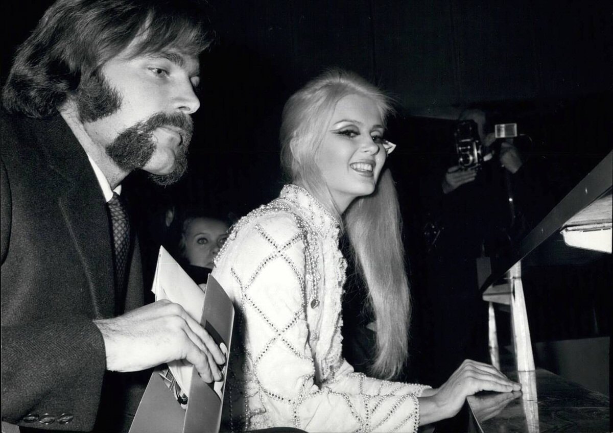 Pamela Tiffin And Franco Nero At The Gala Performance Of 2001: A Space Odyssey At The Cinema Royal, 1968