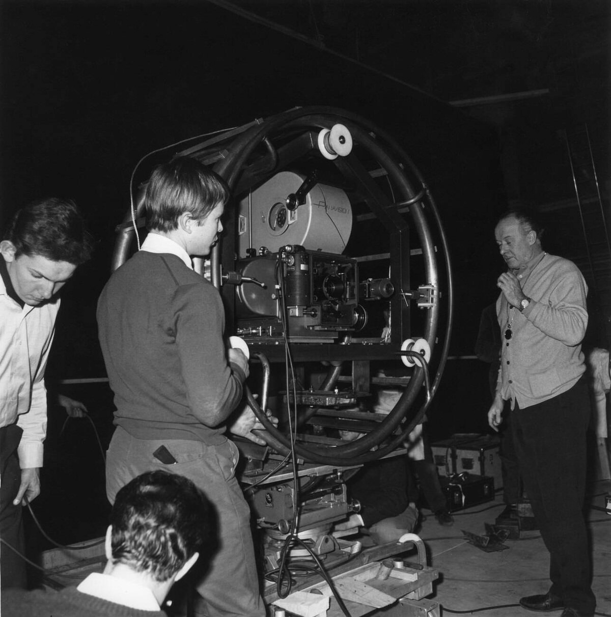 Stanley Kubrick And Crew Filming At Mgm British Studios, 2001: A Space Odyssey, 1968