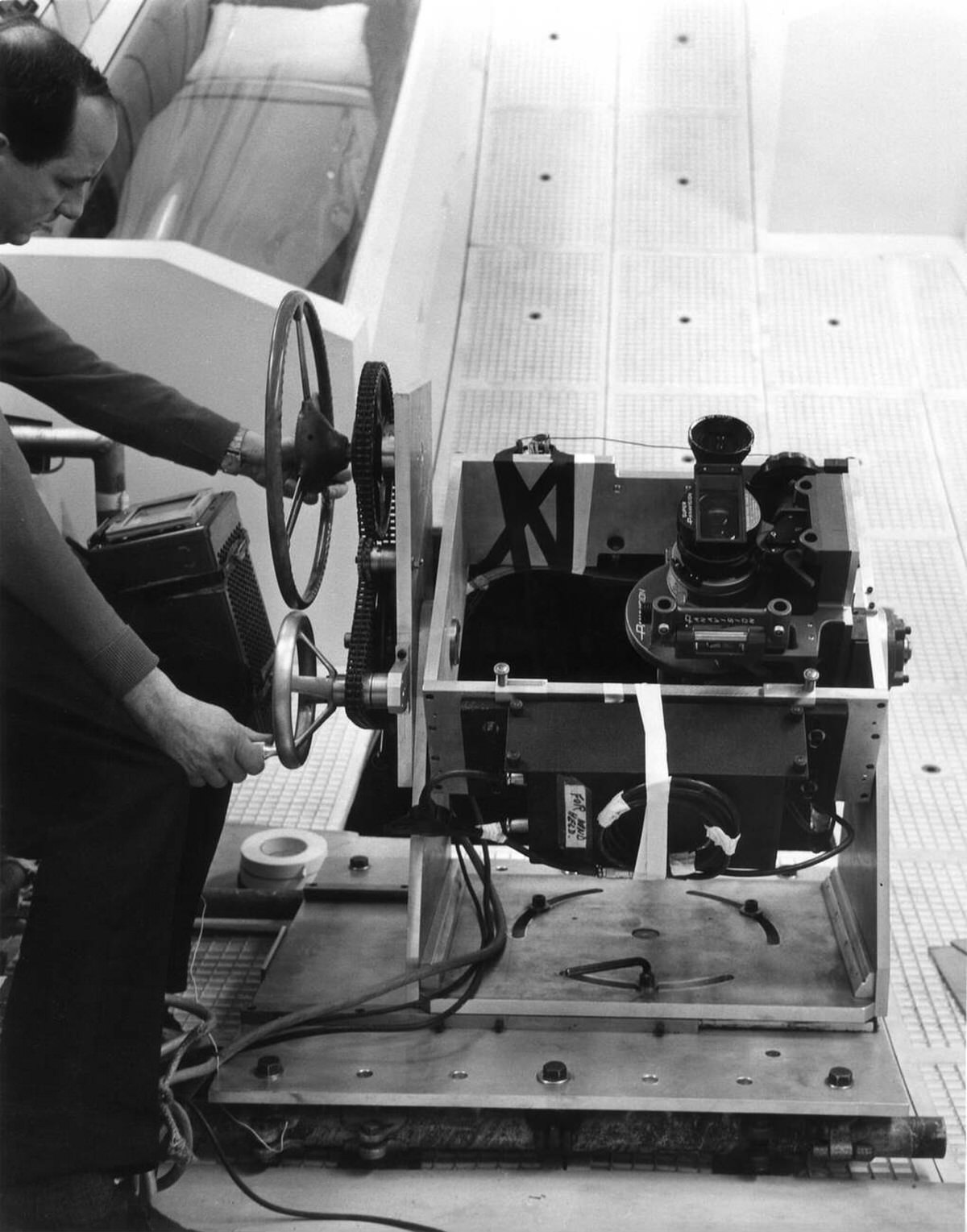 Stanley Kubrick And Crew Filming At Mgm British Studios, 2001: A Space Odyssey, 1968