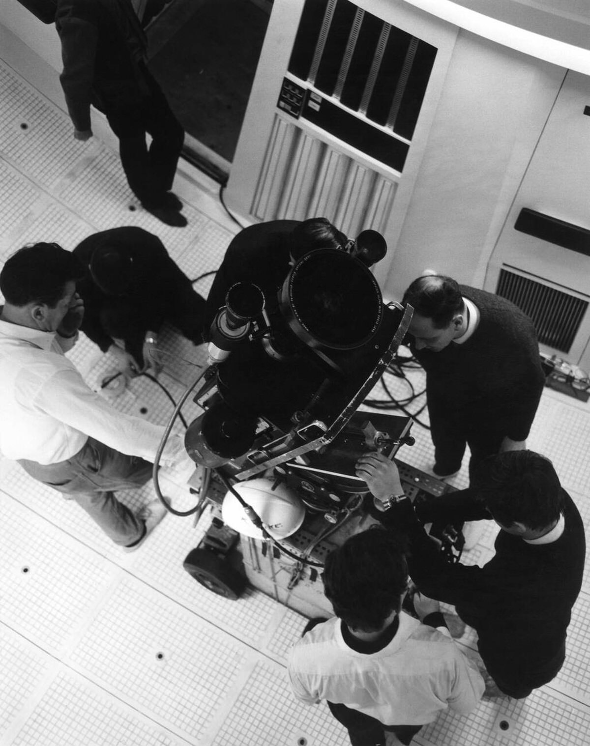 Stanley Kubrick And Crew Filming At Mgm British Studios, 2001: A Space Odyssey, 1968