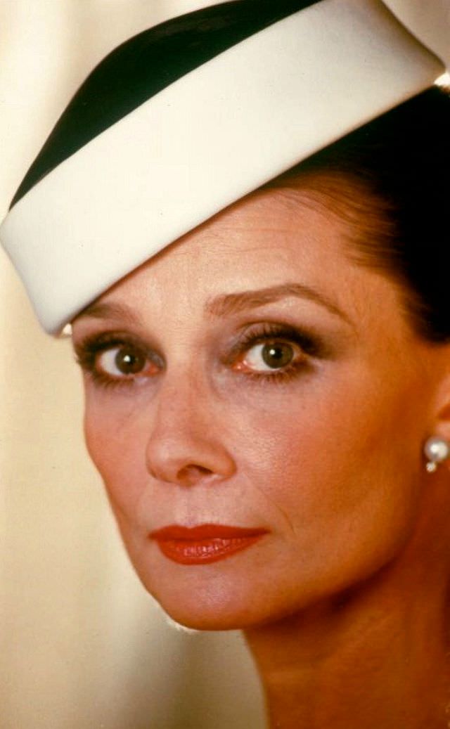 Audrey Hepburn At Maison Givenchy For A Fashion Editorial And The Publicity Of Bloodline In Paris, 1979