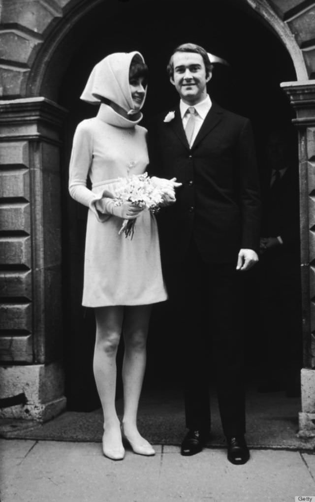 In Order To Really Stand Out, Opt For A Different Take On Your Wedding Dress. Hepburn Chose To Wear A Short White Dress And Her Signature Head Scarf At Her Wedding To Andrew Dotti. Opting Out Of The Traditional Gown Reflected Her Unique Style.