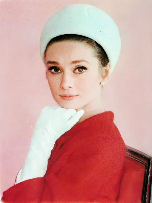 Audrey Hepburn Wearing Givenchy For A Publicity Still For Charade, 1962