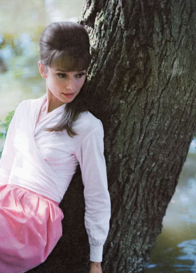 Audrey Hepburn At A Rented Villa In France During The Filming Of Paris When It Sizzles, 1962