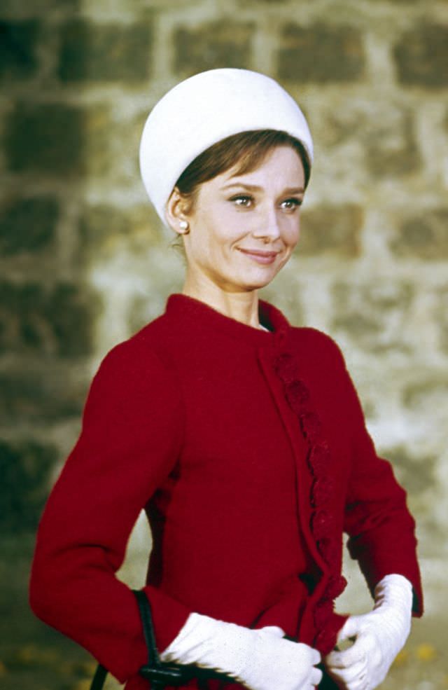 Audrey Hepburn During The Filming Of Charade In Paris, 1962