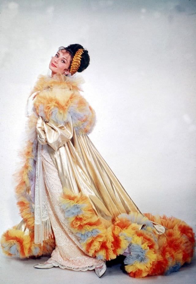 Audrey Hepburn Wearing A Cecil Beaton Creation For My Fair Lady, 1963