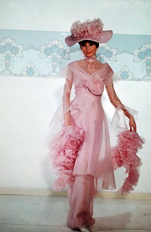 Audrey Hepburn Wearing A Cecil Beaton Costume For My Fair Lady, 1964