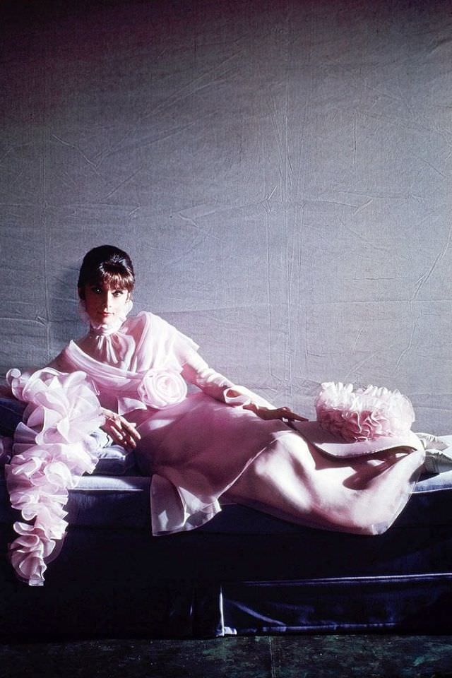 Audrey Hepburn Wearing A Cecil Beaton Costume For My Fair Lady, 1964