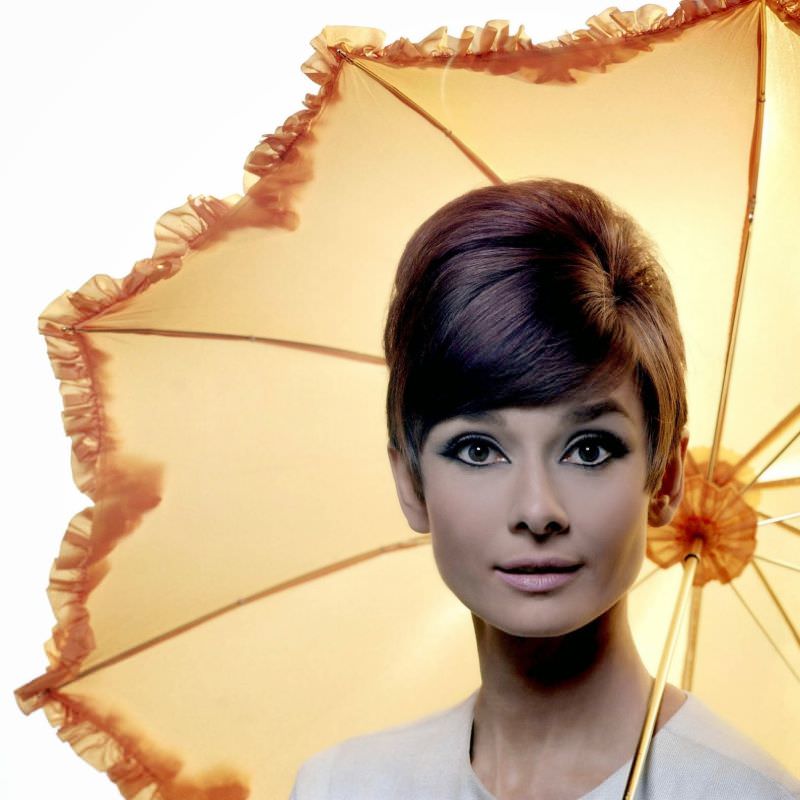 Audrey Hepburn At The Studio De Boulogne During The Making Of How To Steal A Million, 1965
