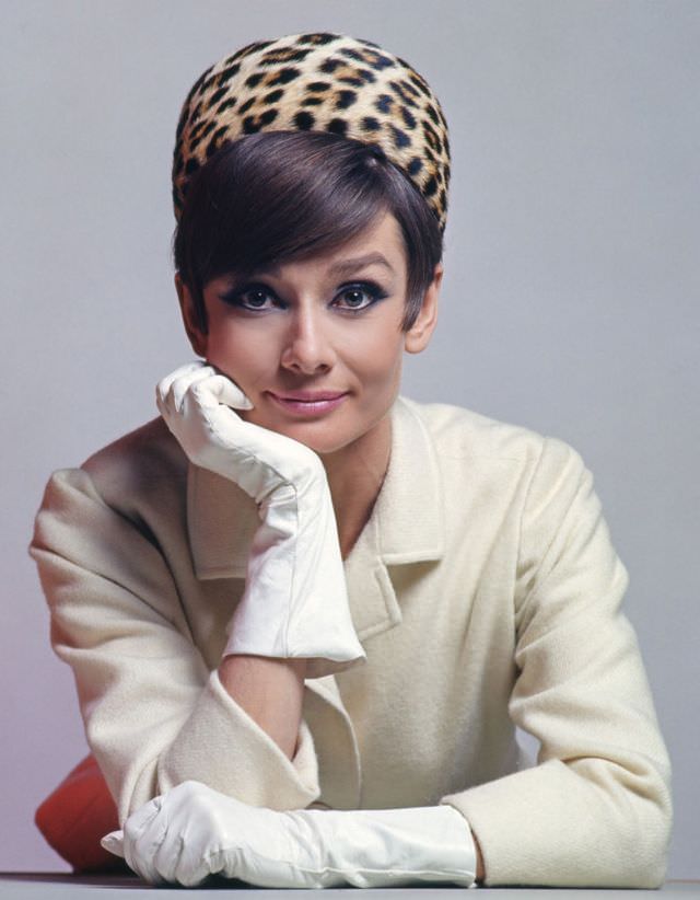 Audrey Hepburn Wearing Givenchy At The Studio De Boulogne For How To Steal A Million, 1965