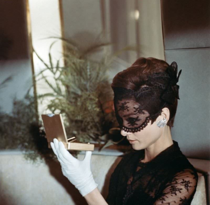 Audrey Hepburn Wearing A Givenchy Cocktail Dress For How To Steal A Million, 1966