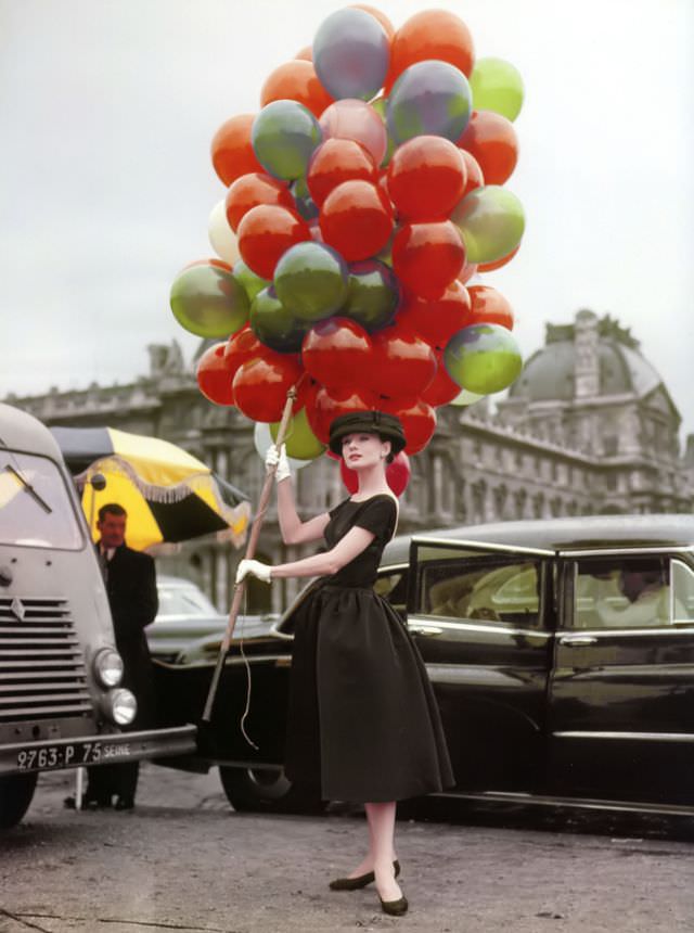 Audrey Hepburn Wearing Givenchy In Funny Face, 1956