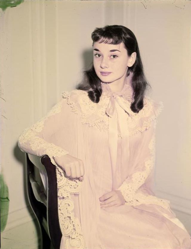 Audrey Hepburn Appearing On Broadway In The Play Gigi, 1951