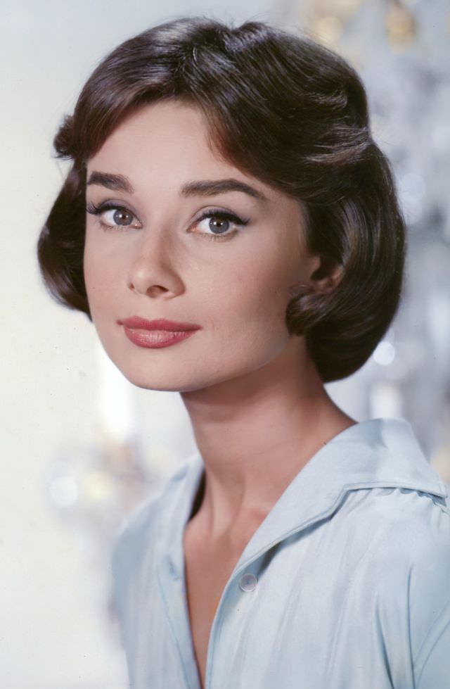 Audrey Hepburn At The Studios De Boulogne During A Break In The Filming Of Love In The Afternoon, 1956