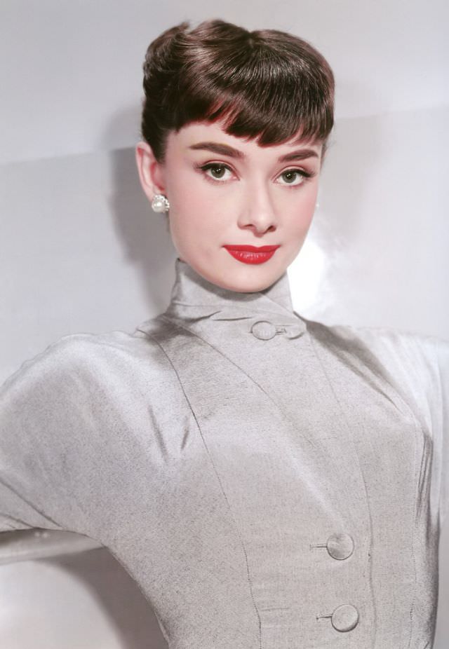 Audrey Hepburn In A Paramount Studio Publicity Still, 1953