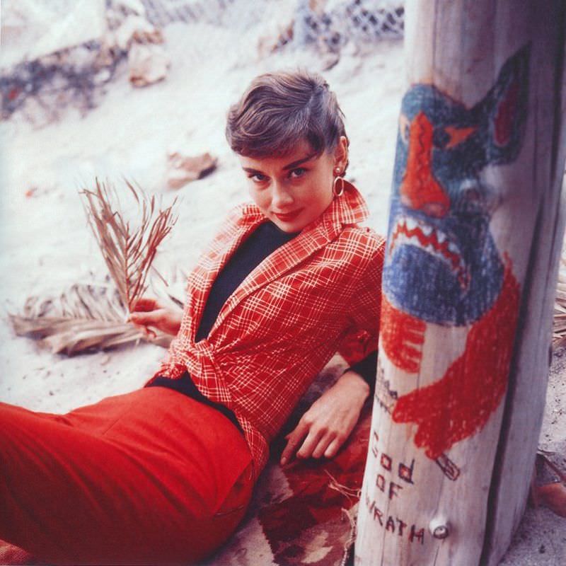 Audrey Hepburn For A Look Magazine Cover Shoot, 1954