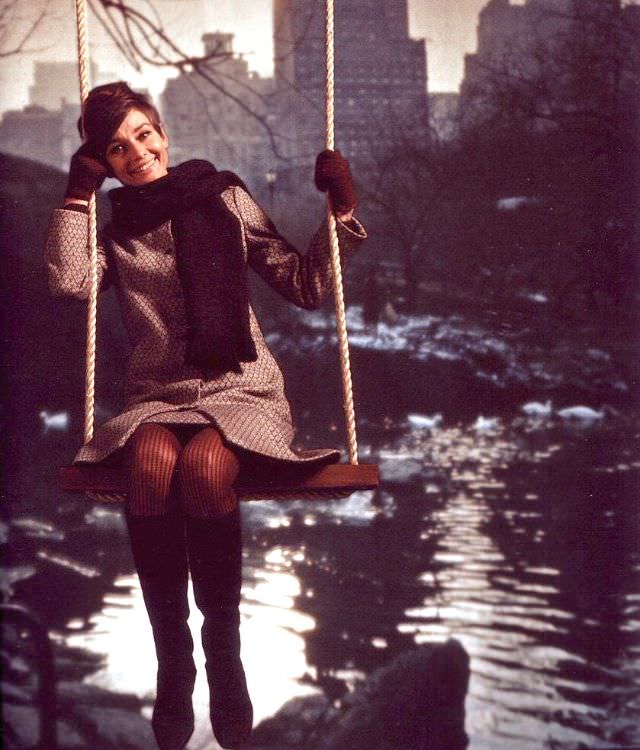Audrey Hepburn In New York Before The Filming Of Wait Until Dark, 1967