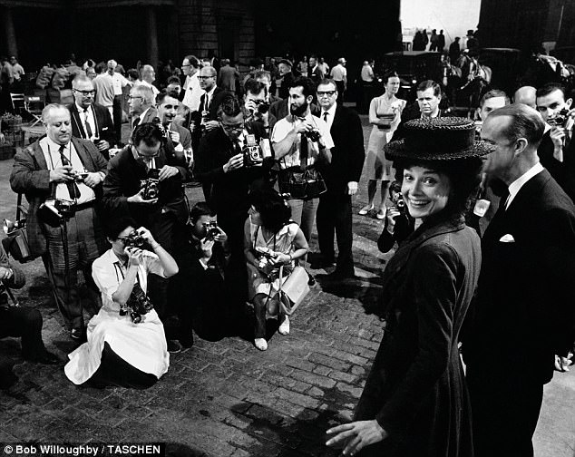 Audrey Hepburn Greeting The Press On The First Day Of Shooting My Fair Lady, 1964