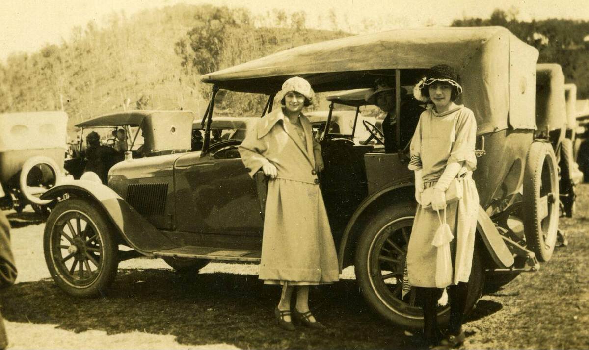 Two Young Women On An Outing In Queensland, 1933