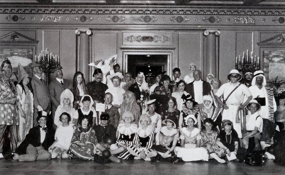 Passengers In Fancy Dress Costume On The Canadian Pacific Cruise Liner Empress Of Australia, 1920S