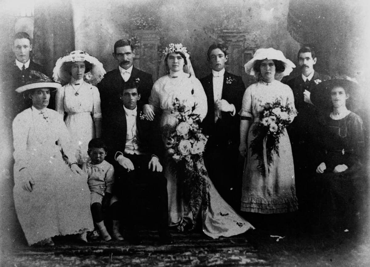 Wedding Of Alf Gane And Edie Sheppard, 1920S