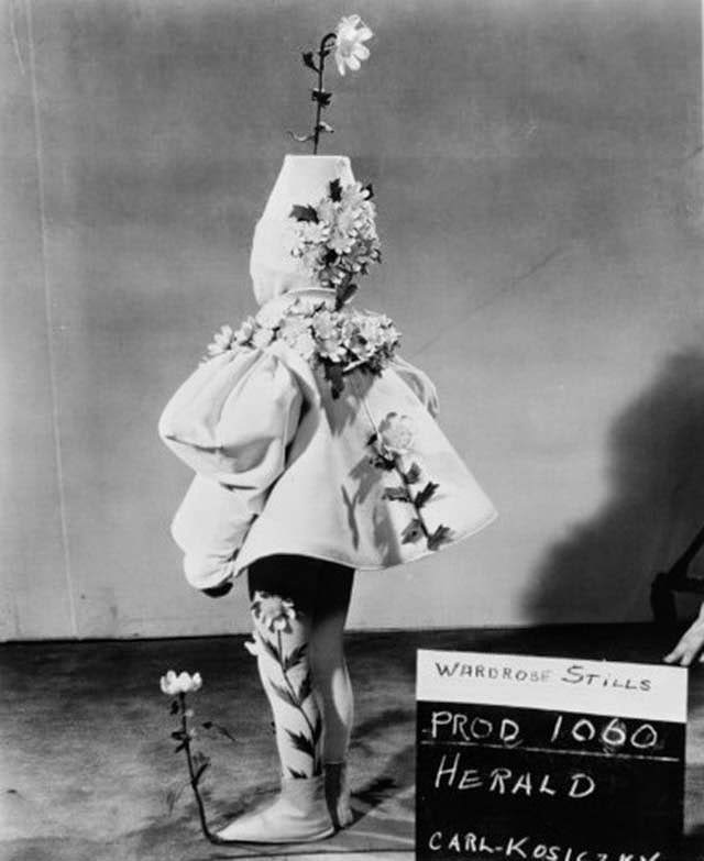 Karl Kosiczky Dressed As The Munchkin Herald During A Wardrobe Test.