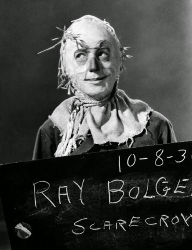 Ray Bolger In A Reversed Shot During A Wardrobe And Makeup Test.