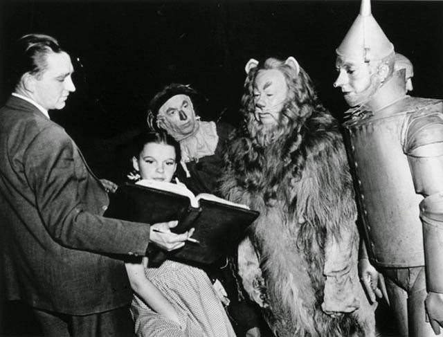 Judy Garland As Dorothy Gale, Ray Bolger As The Scarecrow, Bert Lahr As The Cowardly Lion And Jack Haley As The Tin Man.