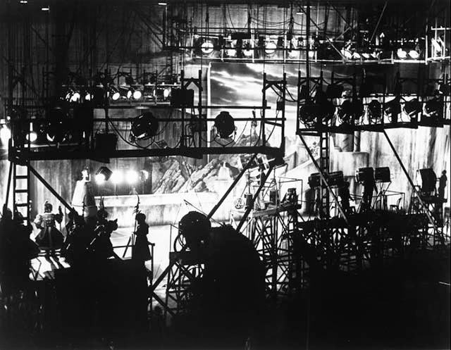 A Wide Shot Of The Witch'S Castle Set.