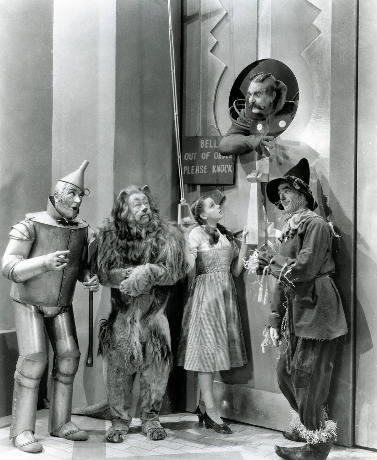 Jack Haley, Bert Lahr, Judy Garland, Frank Morgan, And Ray Bolger, The Wizard Of Oz, 1939