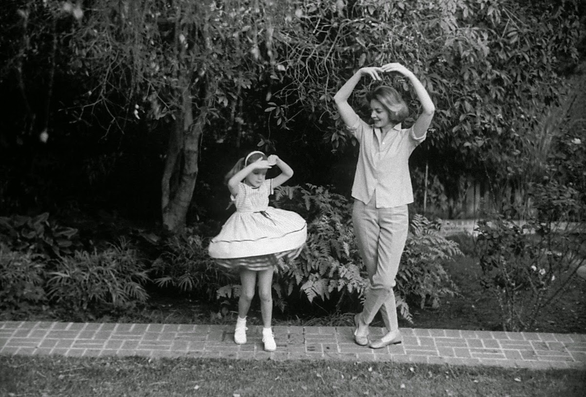 Lauren Bacall With Daughter Leslie Bogart At Home In Beverly Hills, 1958.