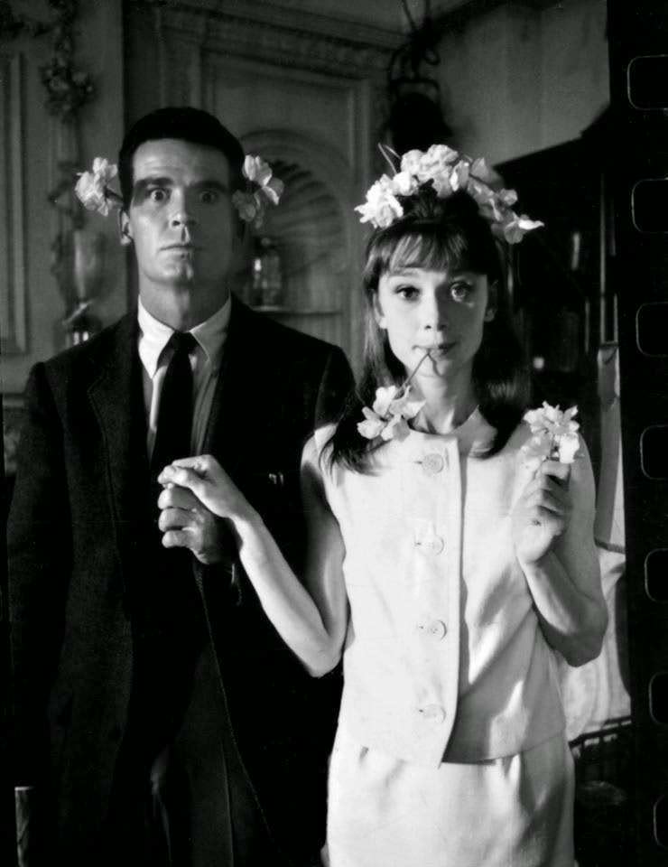 James Garner With Audrey Hepburn At Goldwyn Studios For &Amp;Quot;The Children'S Hour,&Amp;Quot; 1961.