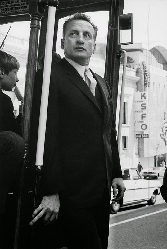 George C. Scott On Cable Car In San Francisco For &Amp;Quot;Petulia,&Amp;Quot; 1967.